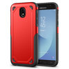 Hybrid Guard Shockproof Plate Case for Samsung Galaxy J7 Pro (Red)